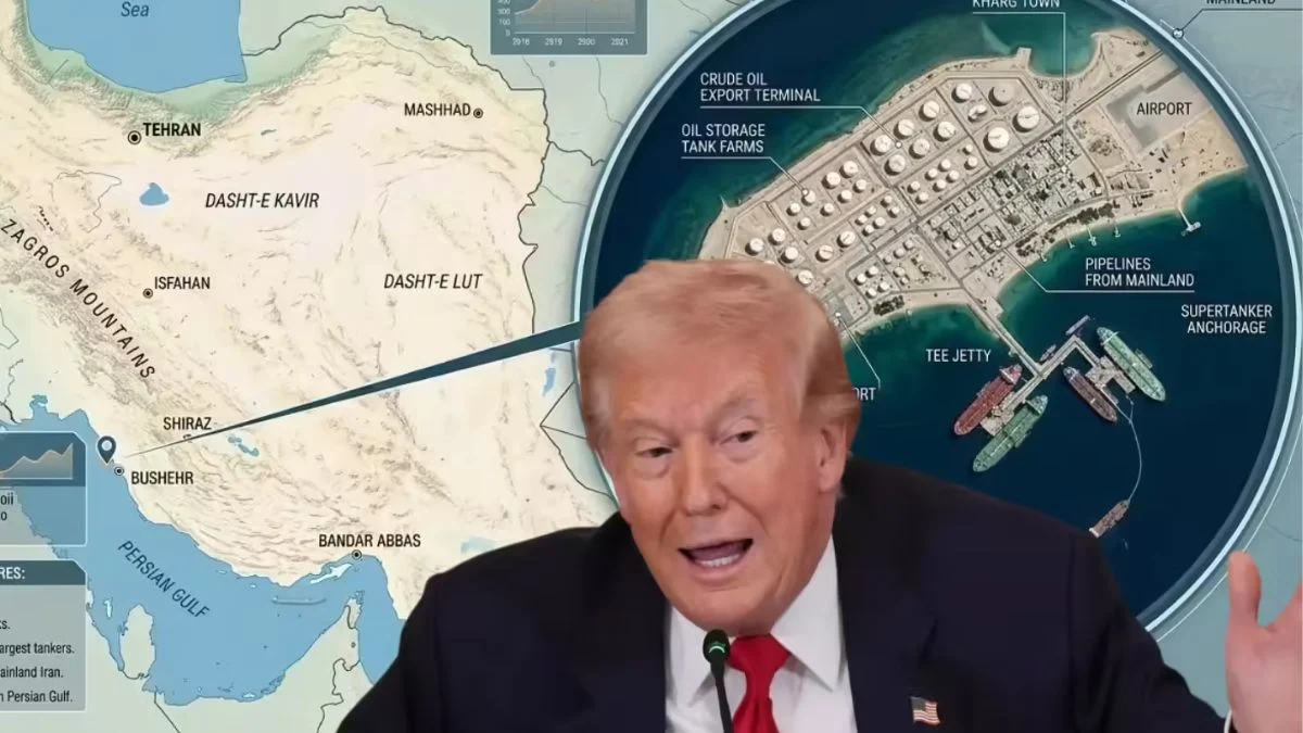 ट्रंप ईरान तेल बयान से बढ़ा तनाव, खार्ग द्वीप पर कब्जे के संकेत