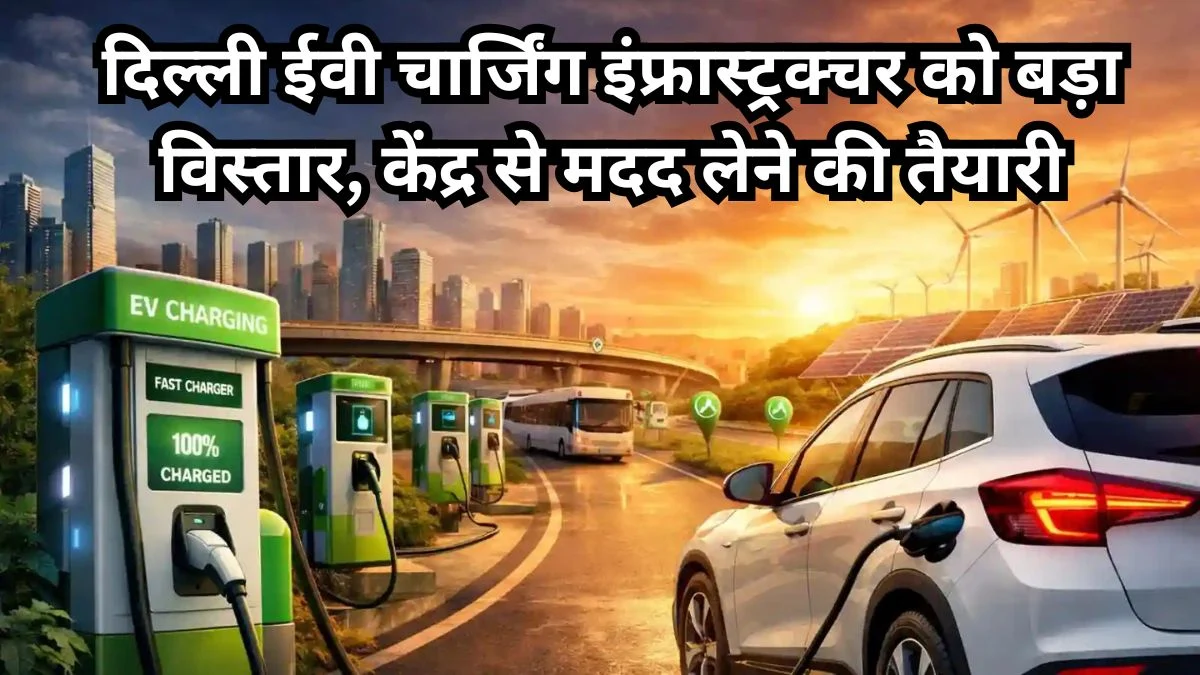 दिल्ली ईवी चार्जिंग इंफ्रास्ट्रक्चर को बड़ा विस्तार, केंद्र से मदद लेने की तैयारी