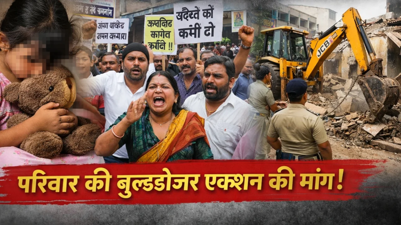 भोपाल में मासूम बच्ची के साथ दरिंदगी, कड़ा एक्शन की मांग से गूंजा शहर