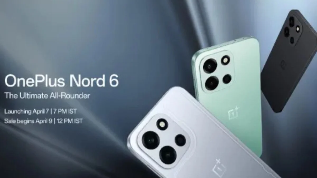 OnePlus Nord 6 लॉन्च आज, दमदार फीचर्स और कीमत ने बढ़ाई उत्सुकता