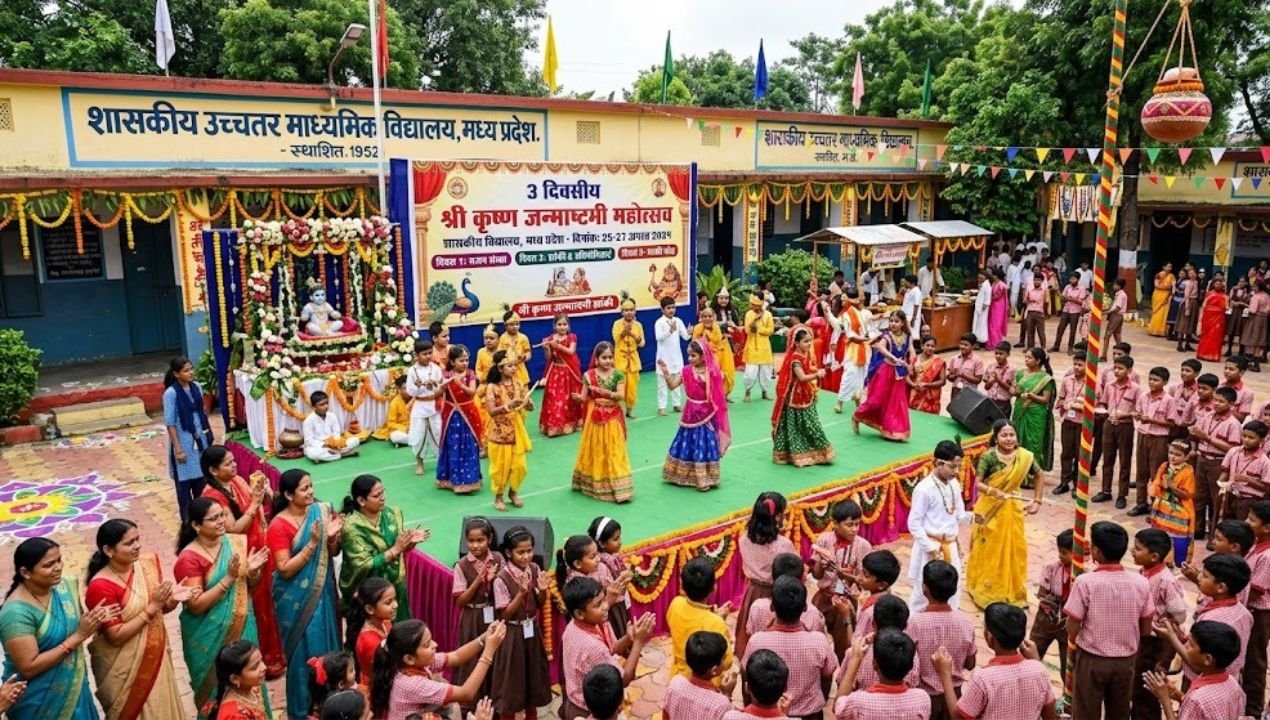 मध्य प्रदेश के सरकारी स्कूलों में जन्माष्टमी का खास आयोजन, तीन दिन गूंजेगी कृष्ण लीलाओं की धुन, डीपीआई ने जारी किए आदेश
