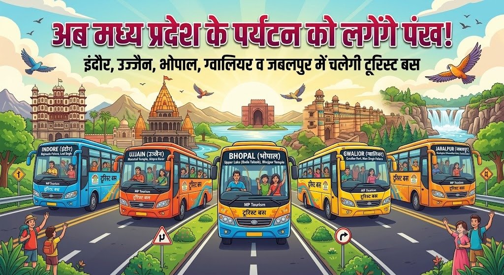 मध्य प्रदेश पर्यटन को लगेंगे पंख, 300 रुपये में घूमेंगे भोपाल-इंदौर समेत पांच शहरों के प्रमुख पर्यटन स्थल