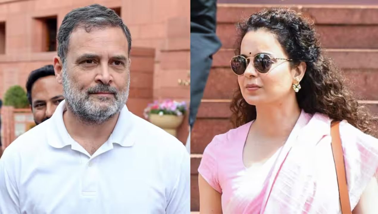 कंगना रनौत का 'भारत माता की जय' वाला पलटवार, राहुल गांधी के 'पितृसत्ता तोड़ो' बयान पर छिड़ी नई सियासी बहस