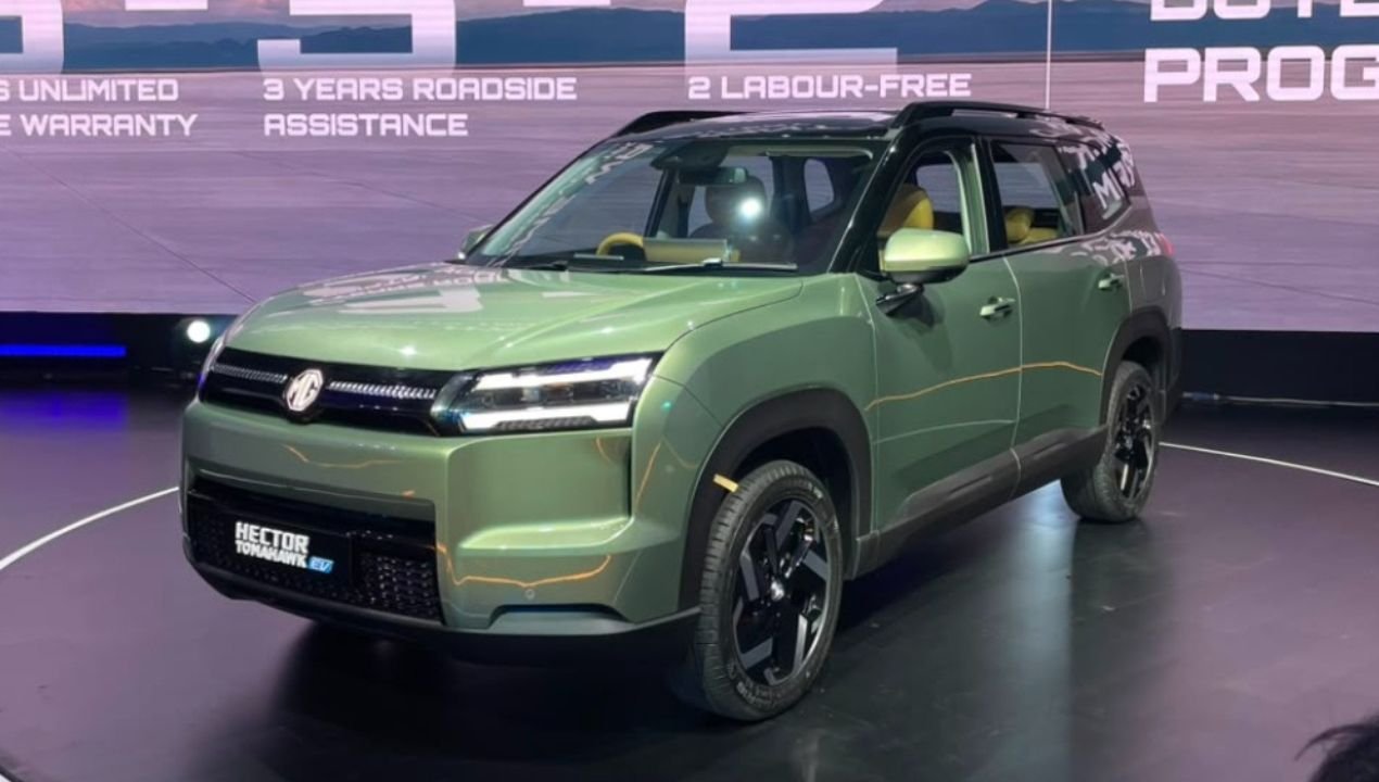 MG Hector Tomahawk EV ने मचाई धूम, 517 किमी रेंज और होम पावर फीचर के साथ 19.49 लाख रुपये में हुई लॉन्च