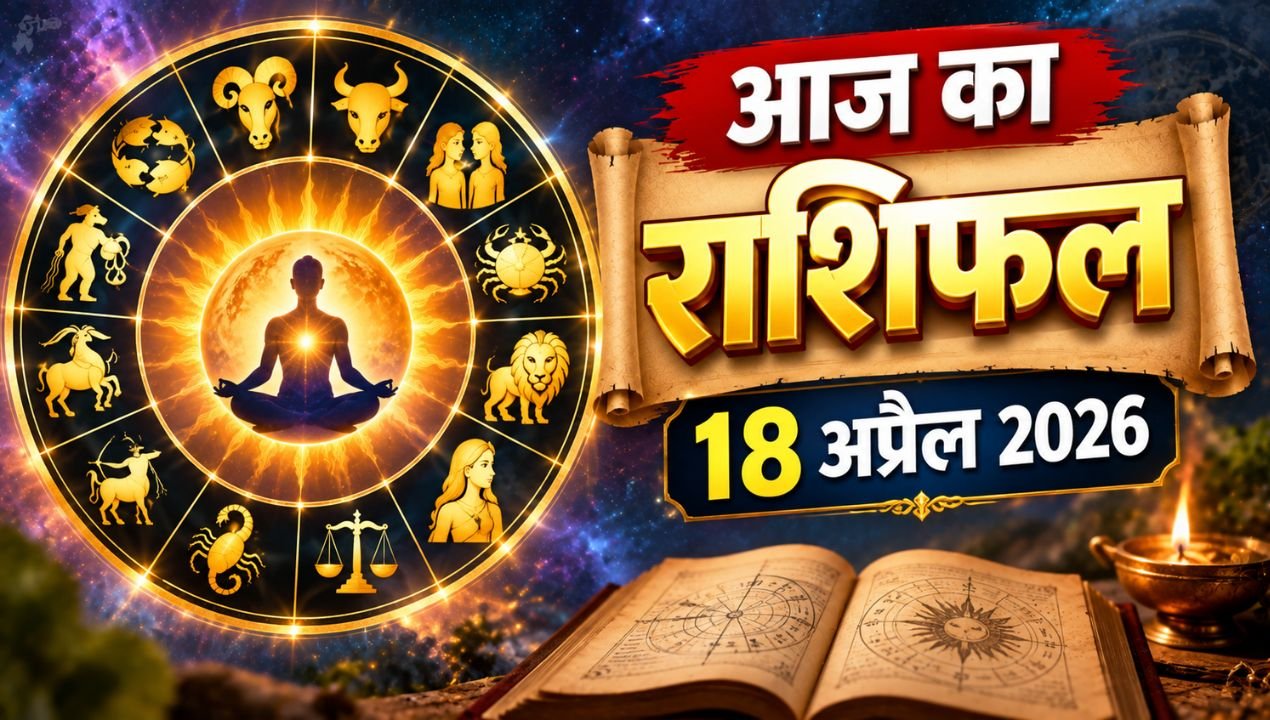 आज का राशिफल 18 अप्रैल 2026: मेष को सफलता, धन लाभ; जानें सभी 12 राशियों के लिए कैसा रहेगा शनिवार