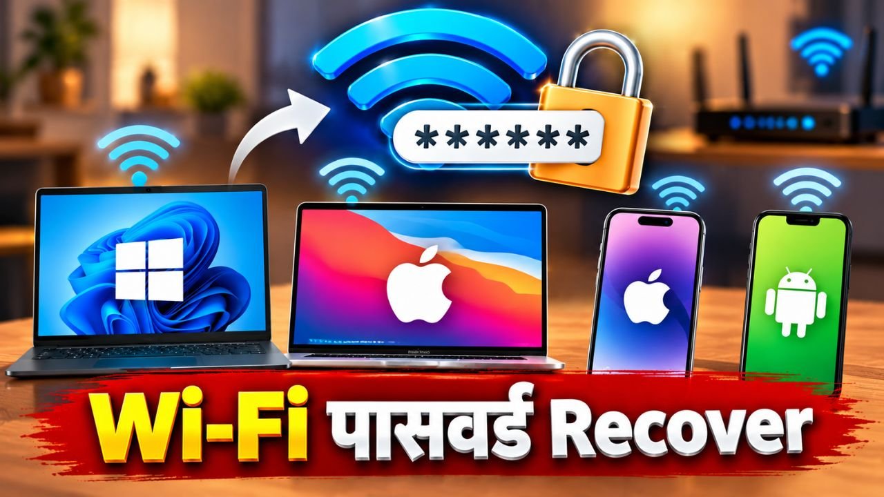 WiFi Password भूल गए हैं? Windows से iPhone तक हर Device में ऐसे करें Recover